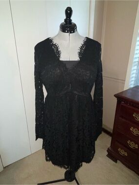NWT Liza Luxe (sold through Modcloth) size L lace long sleeve dress.